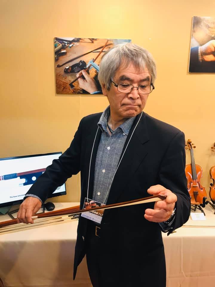 弓職人・大瀬国隆さんが、到着されました！！ アルシェブースにて大瀬