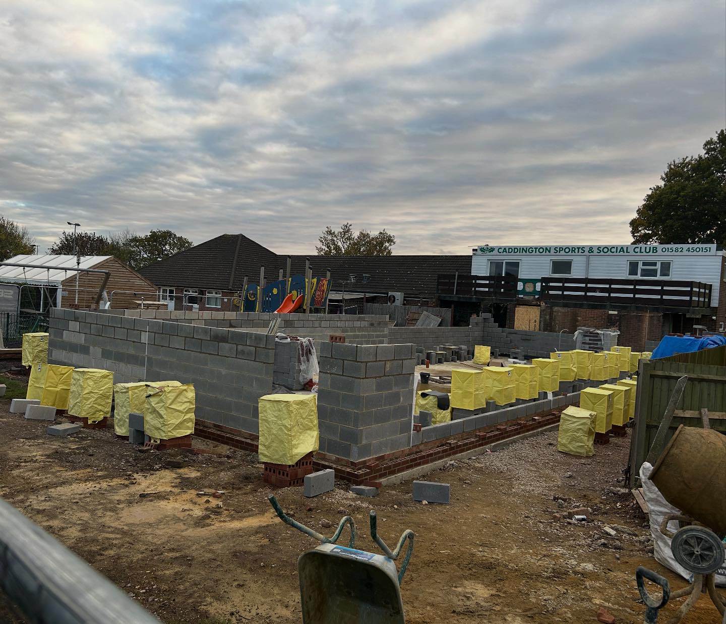 JB - The blockwork for the cavity walls are well underway at our ...