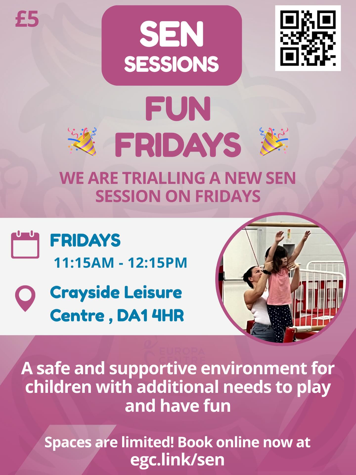 NEW SEN FUN FRIDAYS! We’re... - Europa Gymnastics Centre | Facebook
