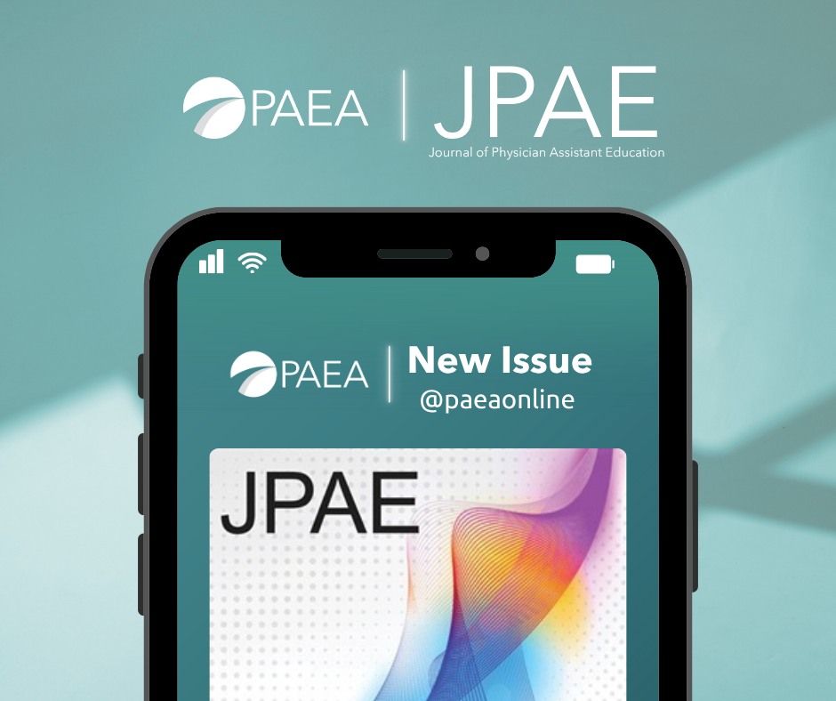 PAEA - Check out the December 2025 issue of JPAE, now available online ...