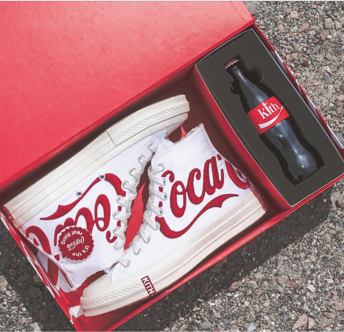 The @kith x @cocacola x Converse Chuck Taylor All Star '70 in its