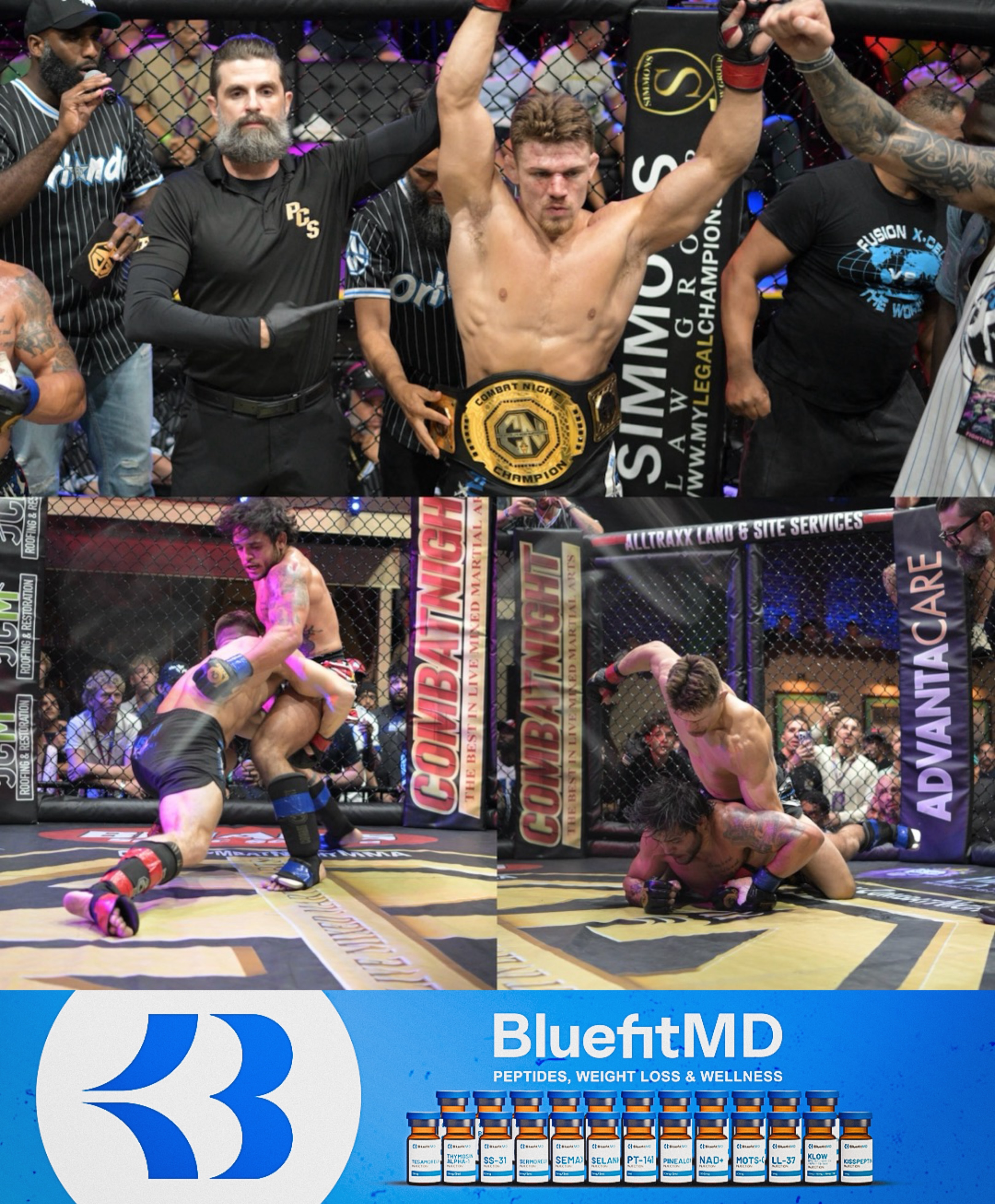 Unanimous Decision! •••••••••••••••••••••• Mike Bartolo showed us that power in his grappling as he got his hand raised after a 3 round war 👊 Show him some ❤️ in the comments and