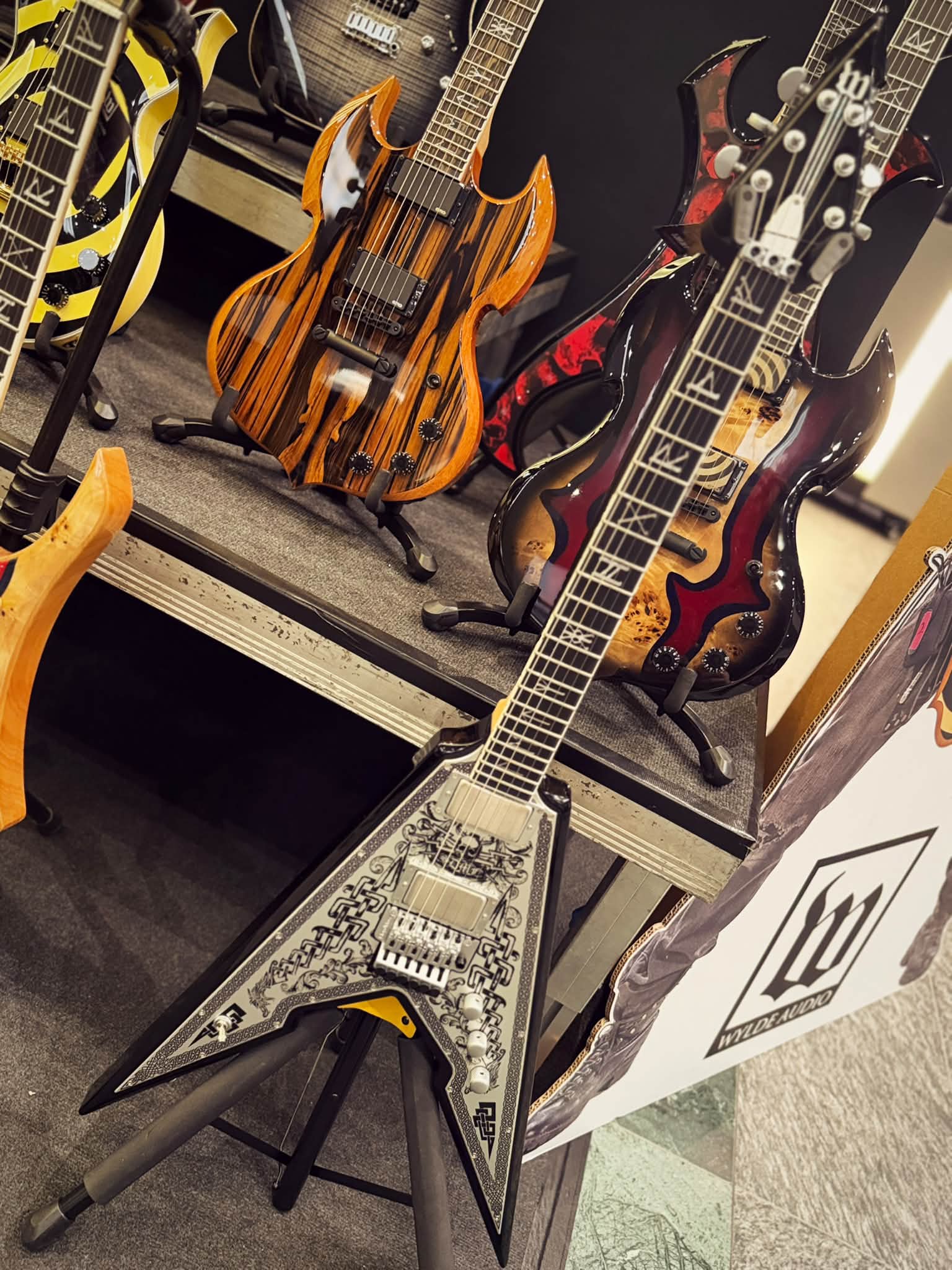 Wylde Audio guitars at Guitar Summit 2026. #WyldeAudio #ZakkWylde