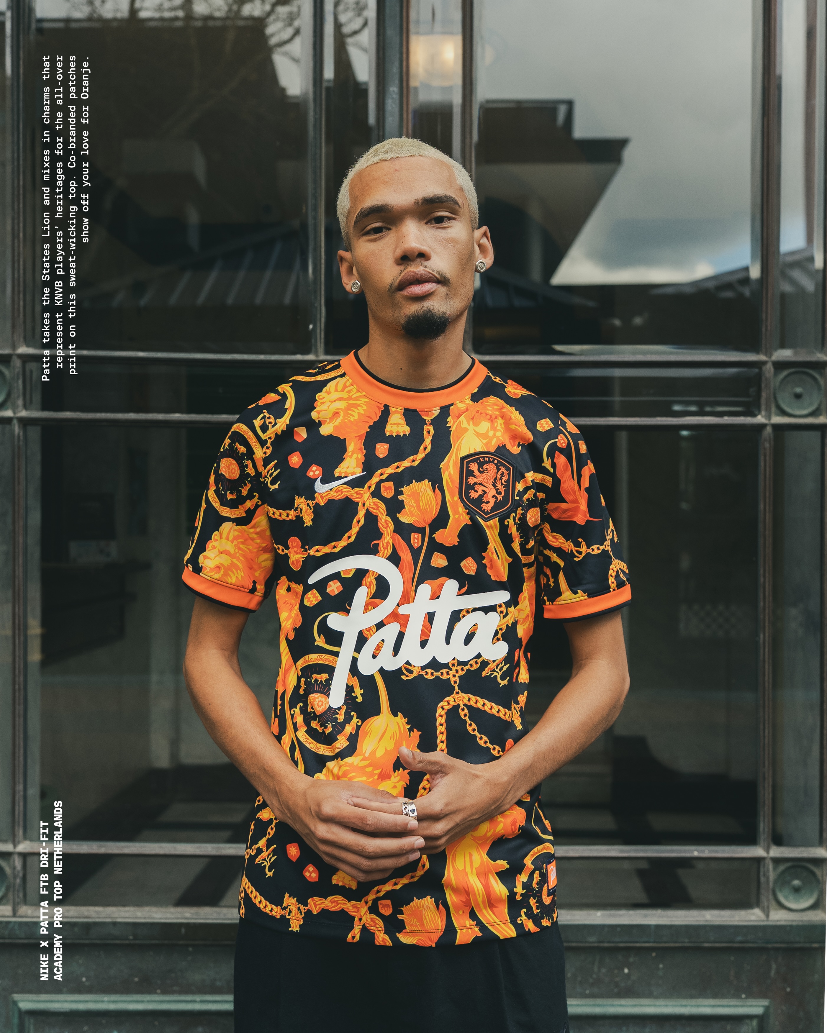 Netherlands x Nike x Patta FTB Dri-Fit Academy Pro Top drops