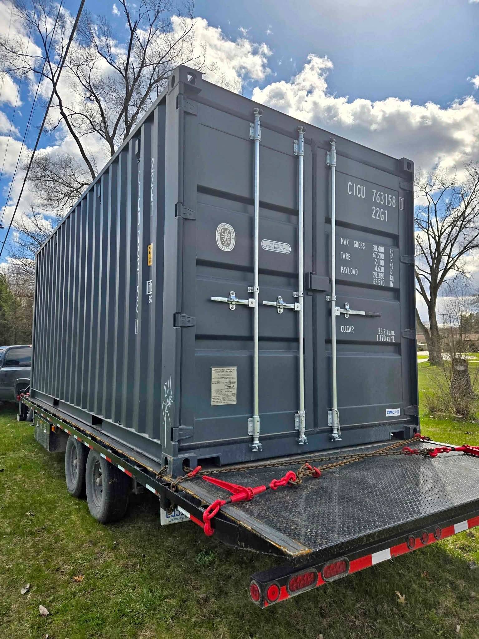 NEW 20' Shipping Containers Delivered Locally COD - Storage Sheds ...