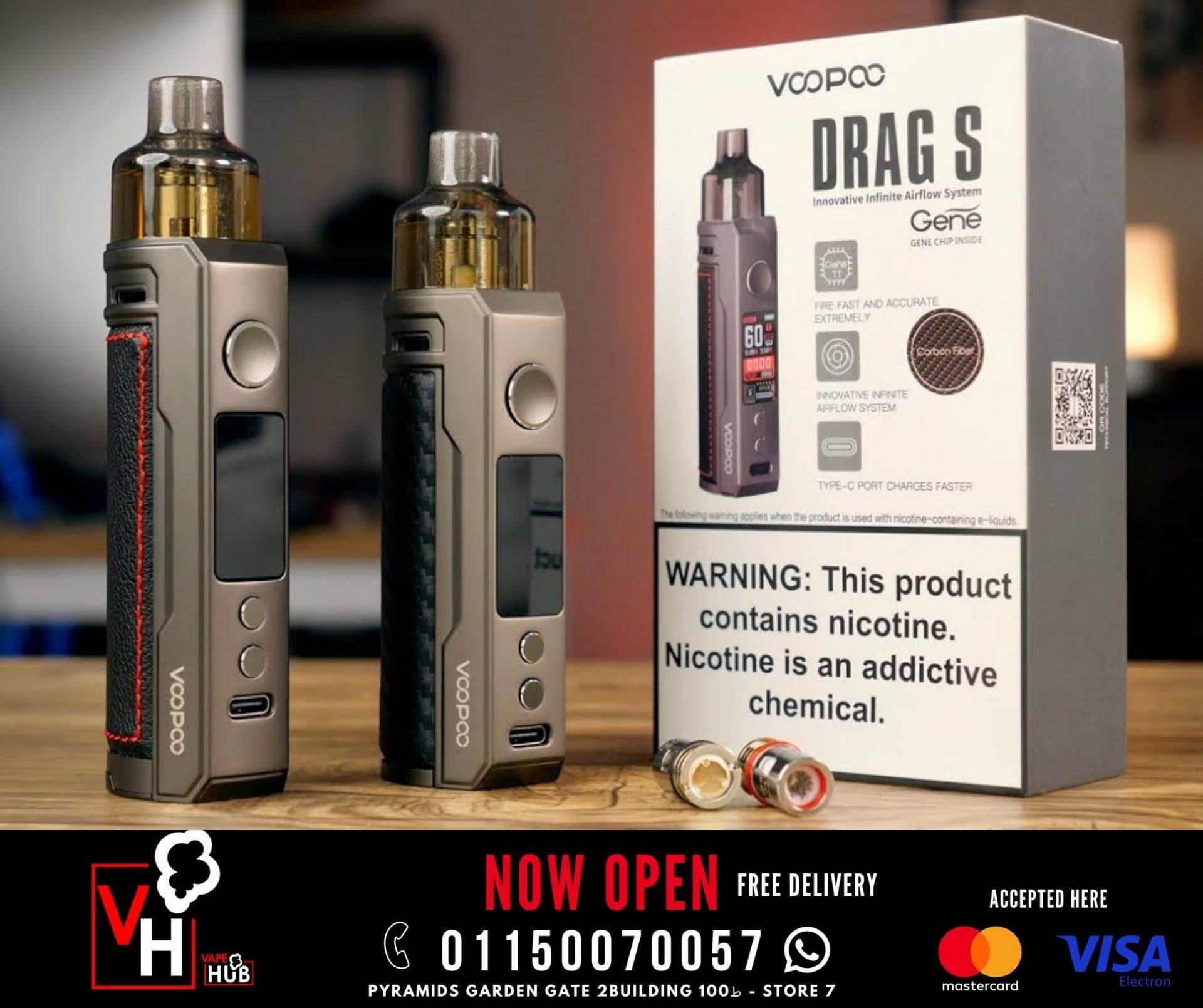 Vape Hub - 🔥🔥 RESTOCKED 🔥🔥 🔥 Now Available VOOPOO DRAG S... | Facebook