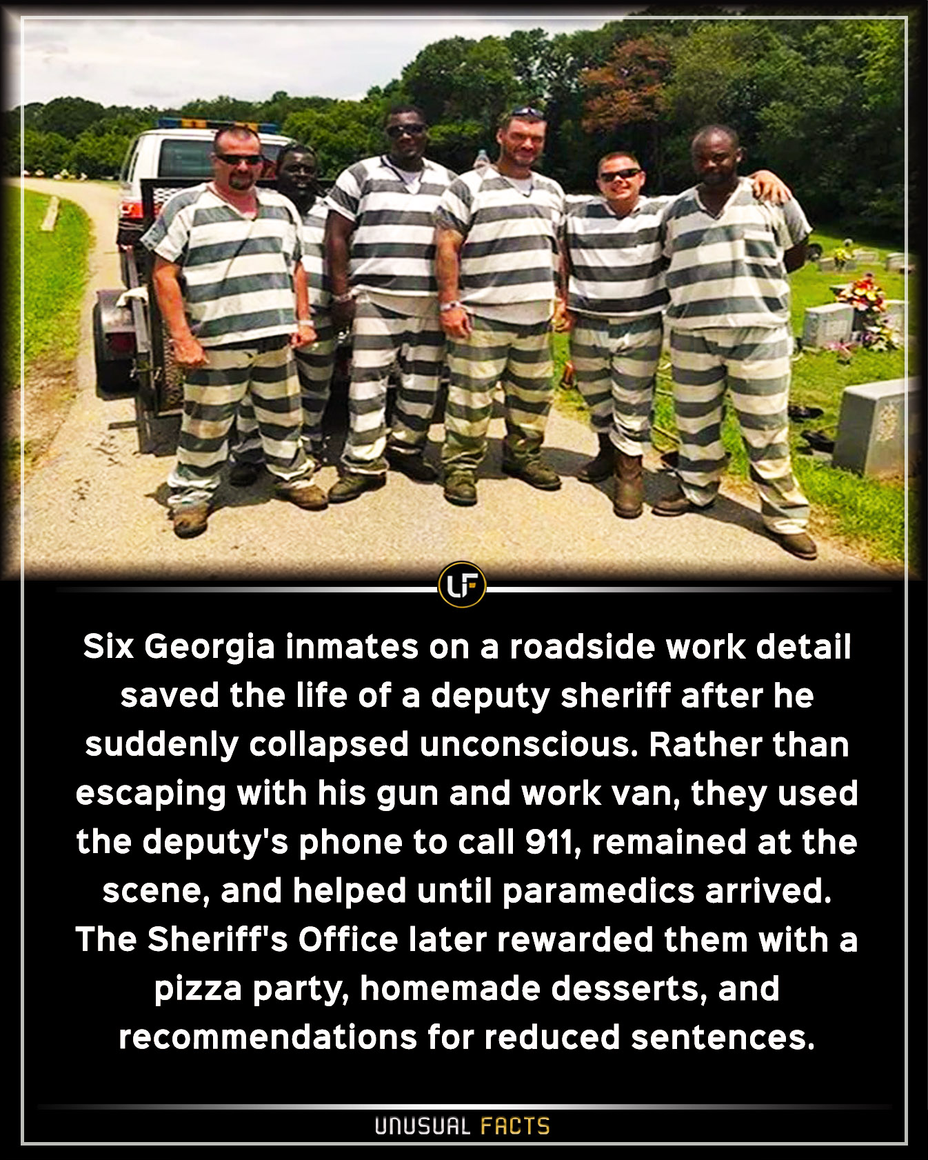 In June 2017, a six-man work detail from Georgia's Polk County
