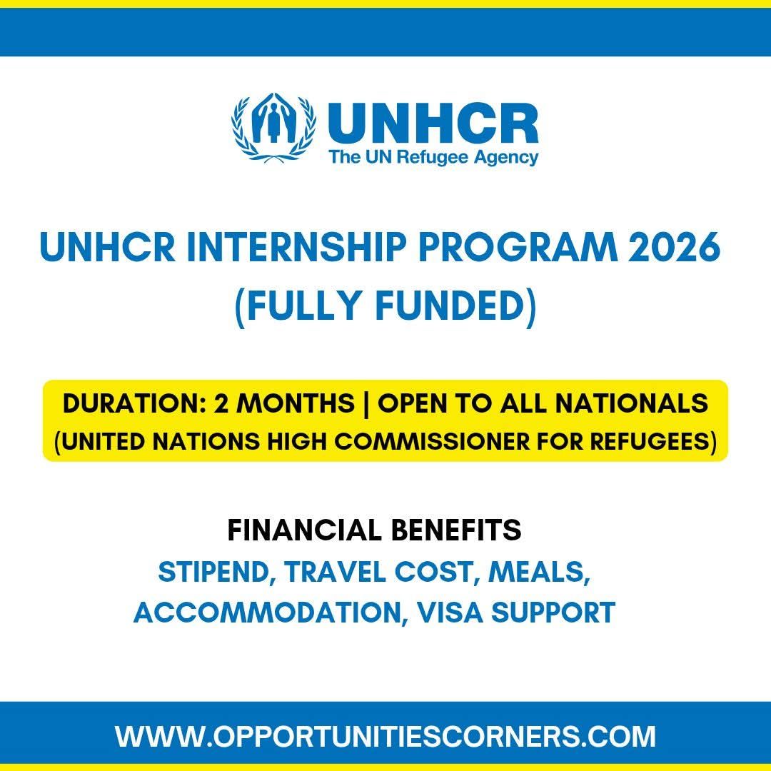 Opportunities - UNHCR Internship Program 2026 (Fully Funded) Visit ...