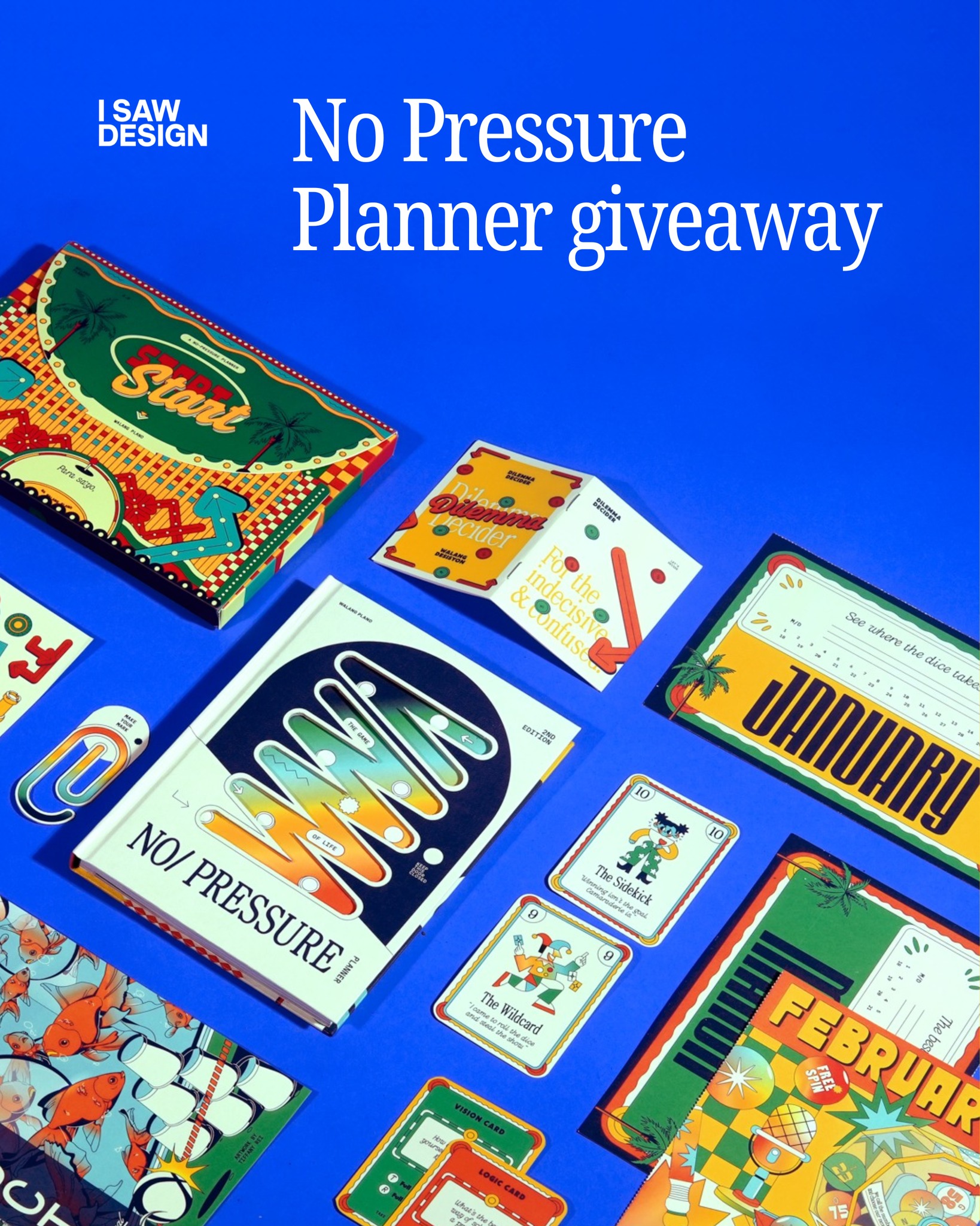 I saw.Design - THE NO PRESSURE PLANNER GIVEAWAY!... | Facebook