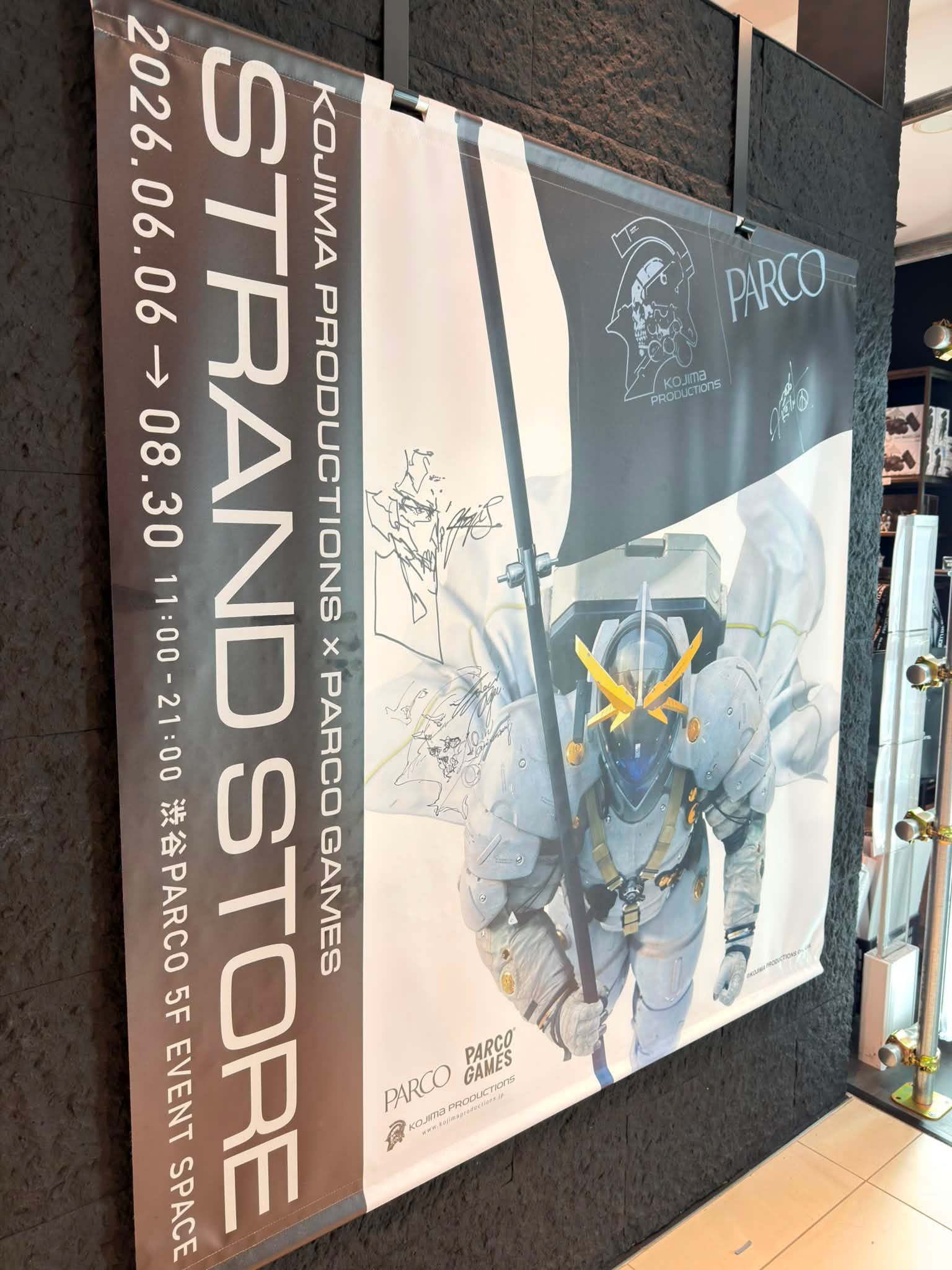 Kojima Productions Strand popup store in Tokyo features Death