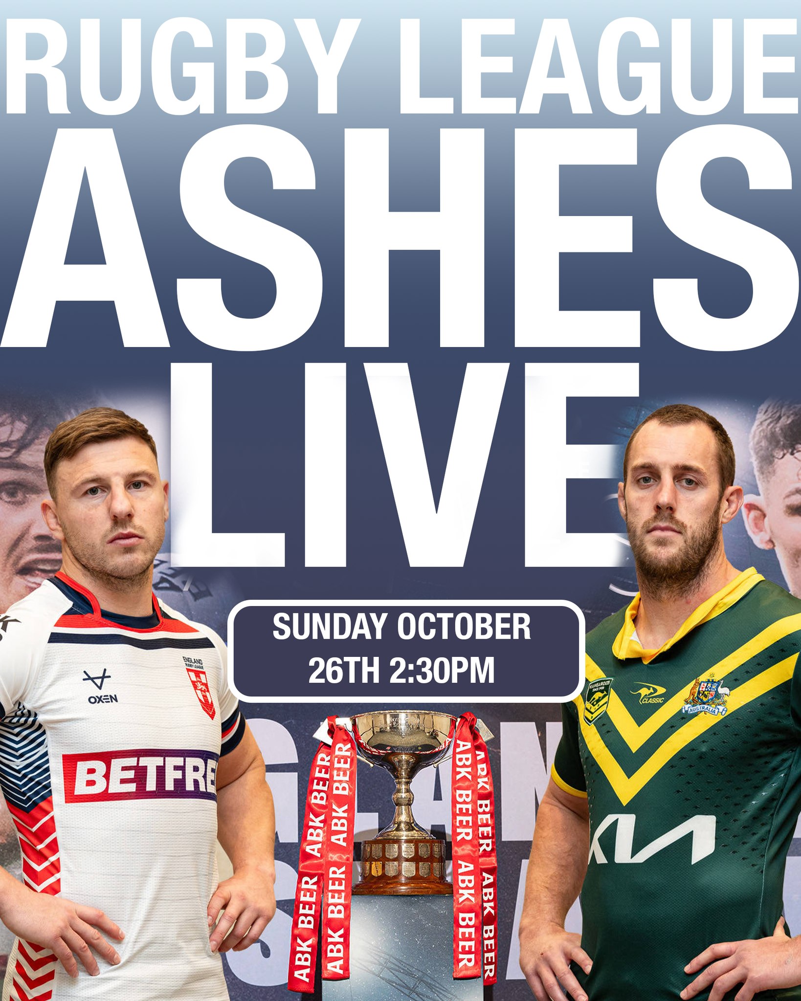 Carlisle - The Rugby Ashes are back this weekend!! Watch the Australian ...