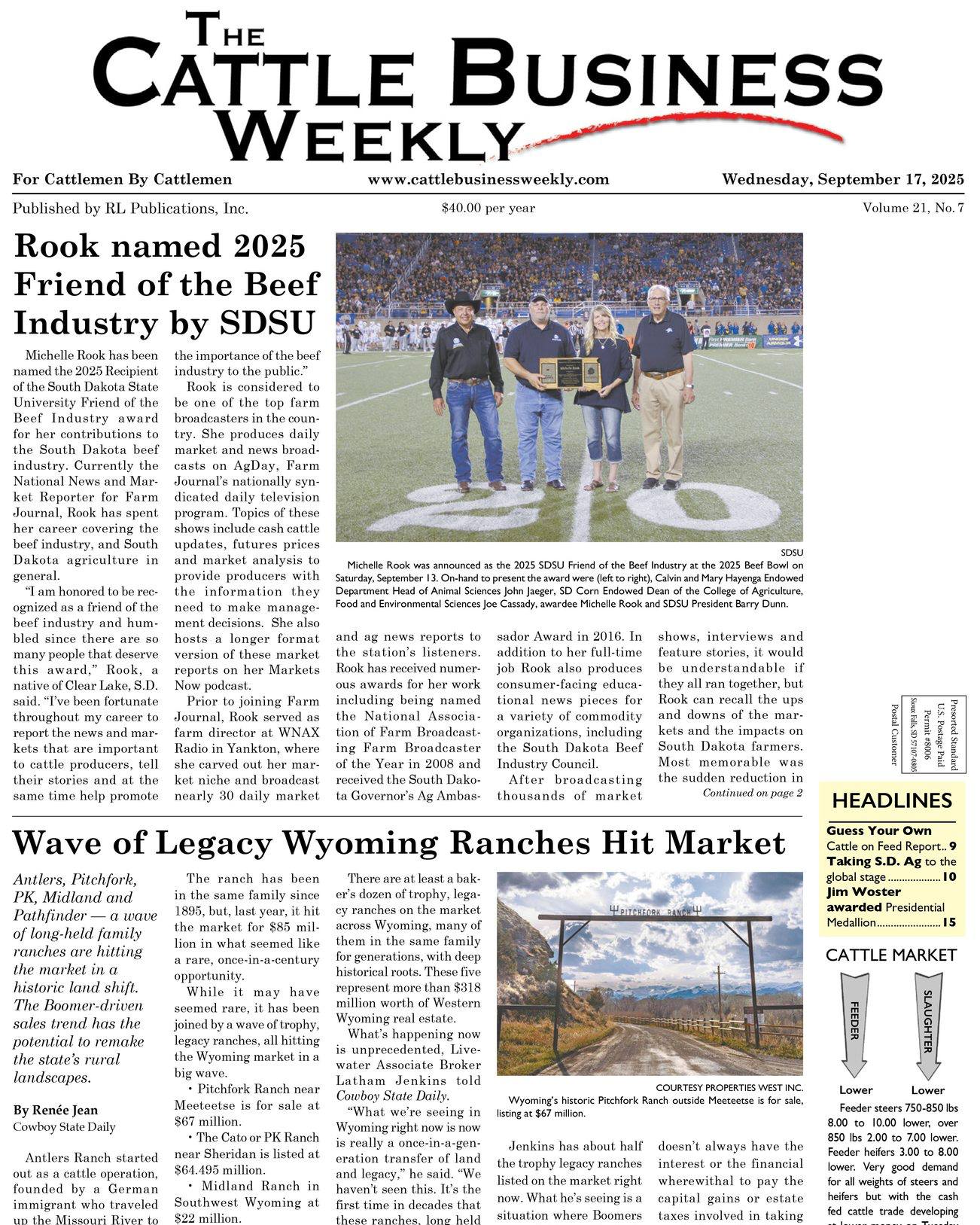 The Cattle Business Weekly... - The Cattle Business Weekly