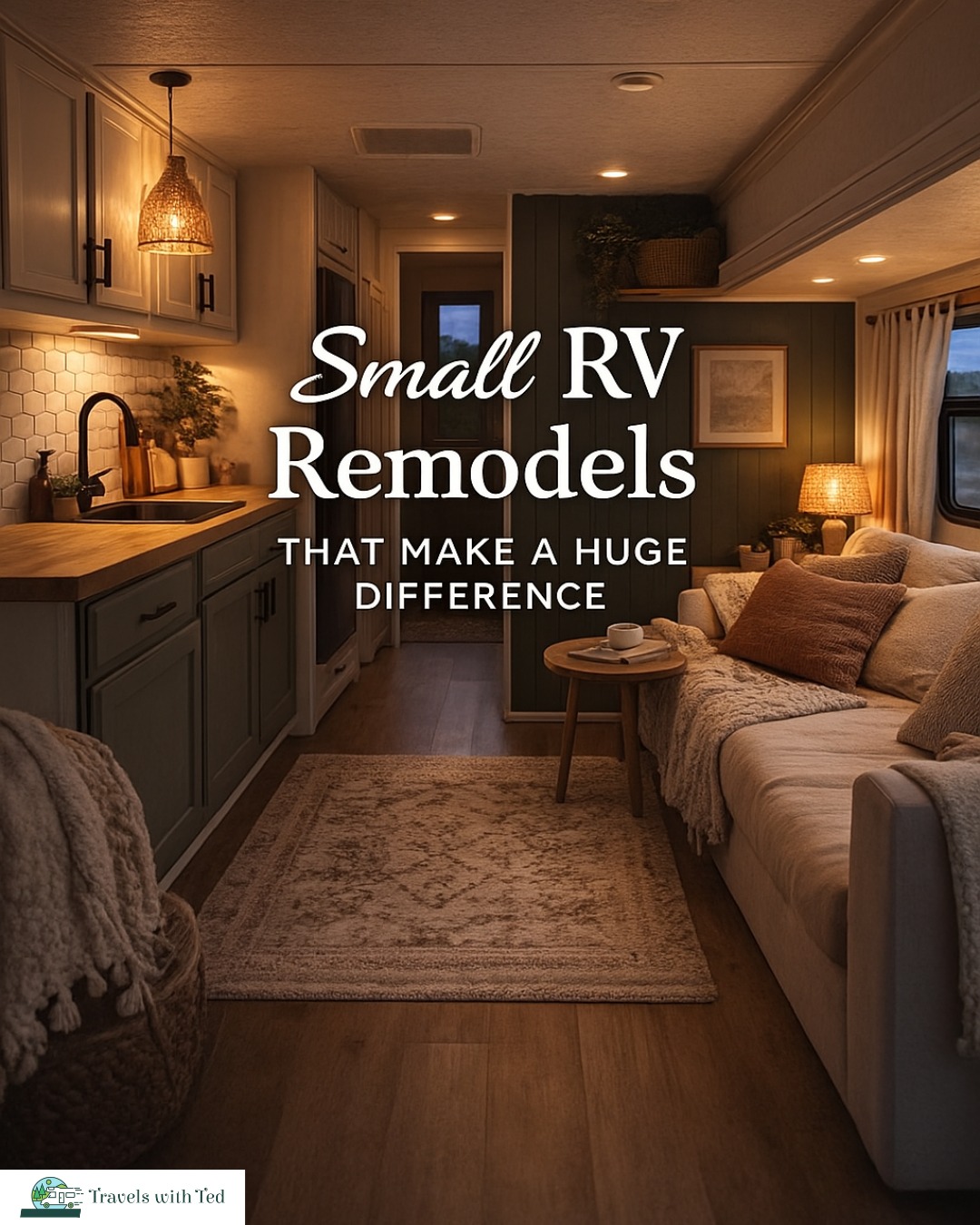 Travels - Most RV interiors are not exactly inspiring. Beige walls ...