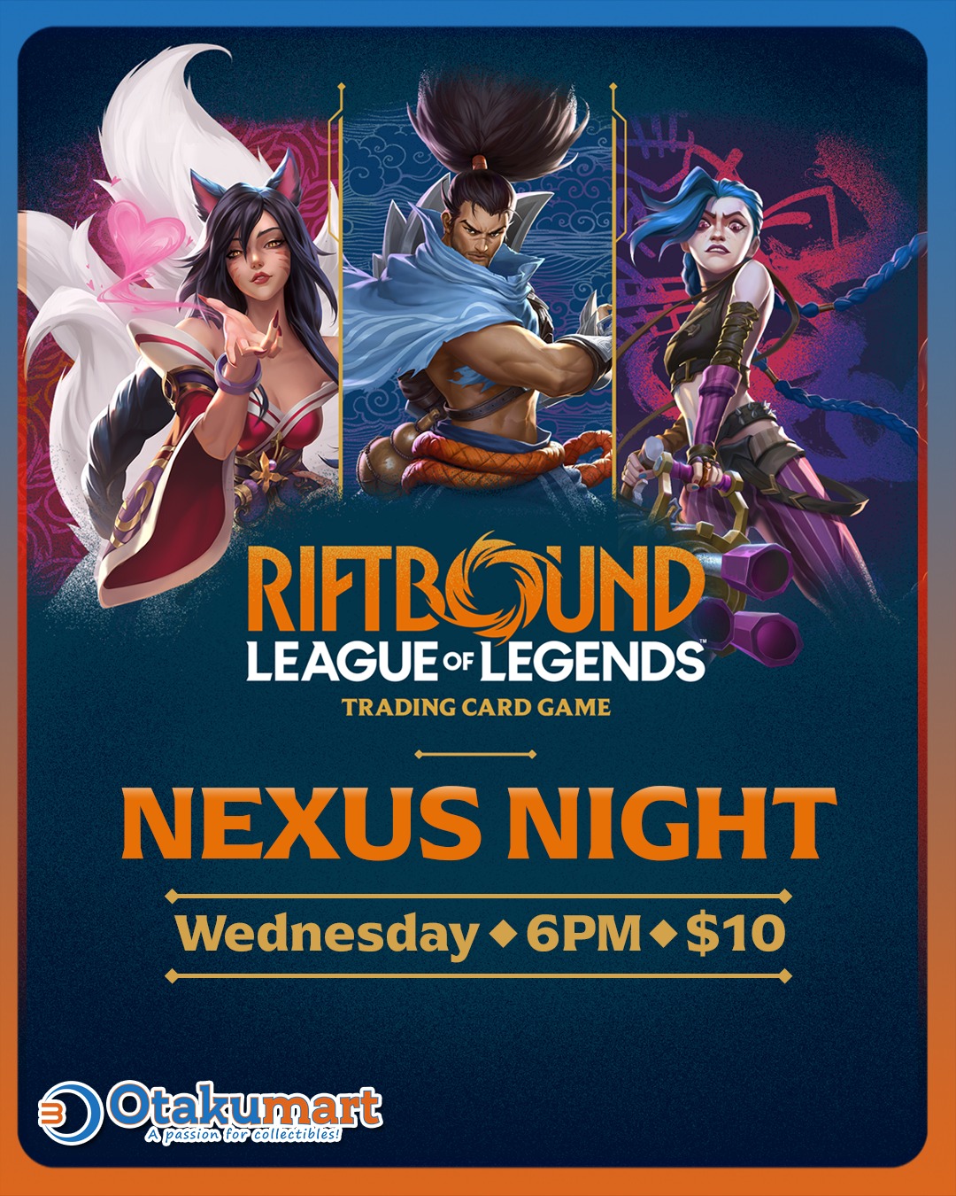Otakumart.co.nz - ⚔️🌀『Riftbound Nexus Night』🌀⚔️ We've got... | Facebook