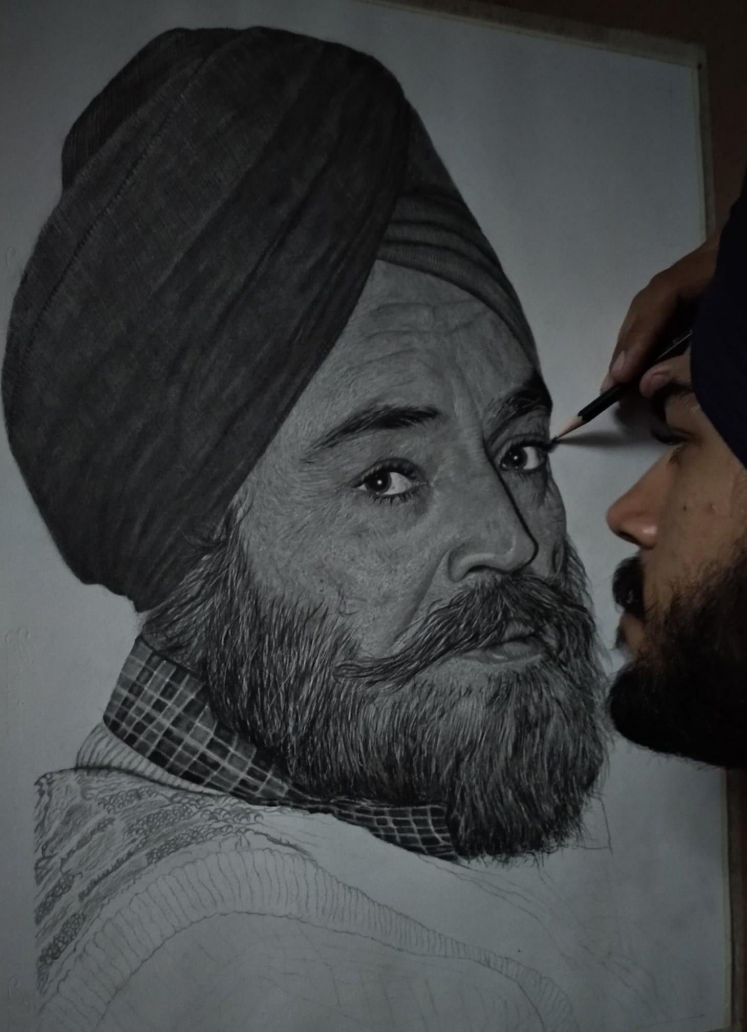Sukh Pencil sketch