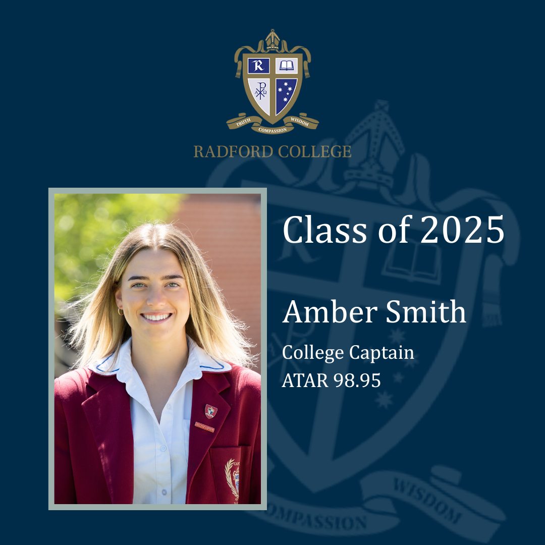 Radford College - 🎓 Congratulations to Amber Smith, our... | Facebook