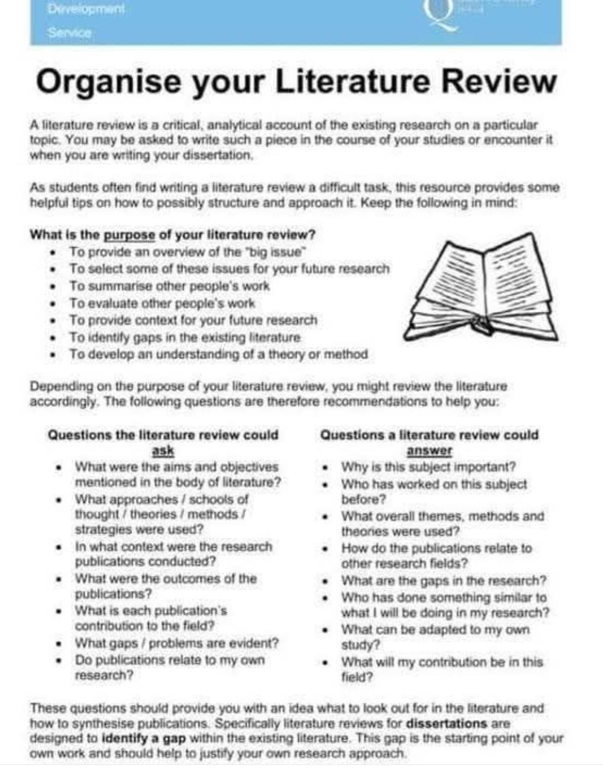 Research - Important points related to Literature review **Tutorial ...