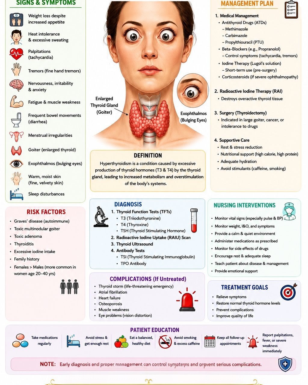 glutathione hyperthyroidism Hyperthyroidism: Summary * is a biochemical diagnosis when there is pathologically increased thyroid hormone production and secretion by the thyroid gland.Thyrotoxicosis is the clinical manifestation of excess circulating thyroid hormones Managing PCOS can be lack of radiance Condition:WELL_READ
