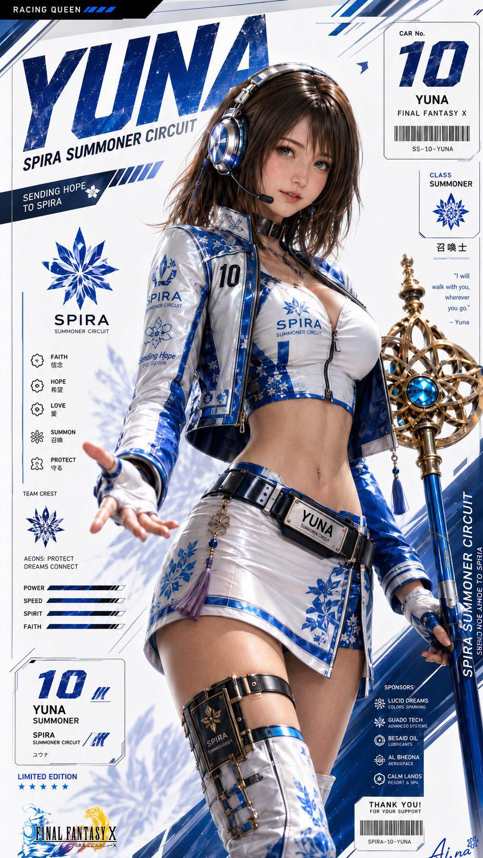 Final - 💖💙Lady Yuna | Final Fantasy X💙💖 Source: @how2aitools