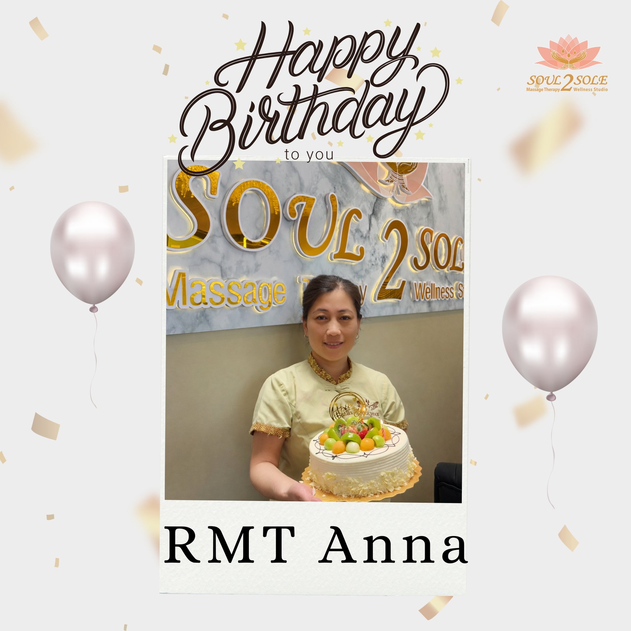 Soul2Sole - Happy Birthday 🎂 RMT Anna From the Soul2Sole family, we ...