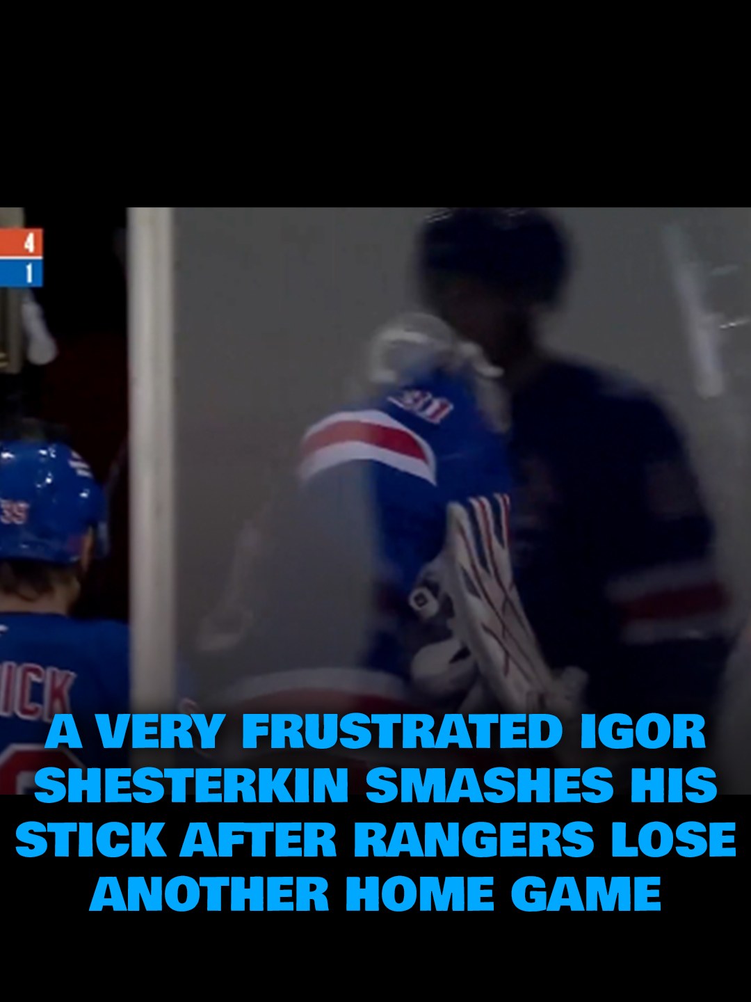 Rangers - Igor is PISSED! Video in the link below. | Facebook