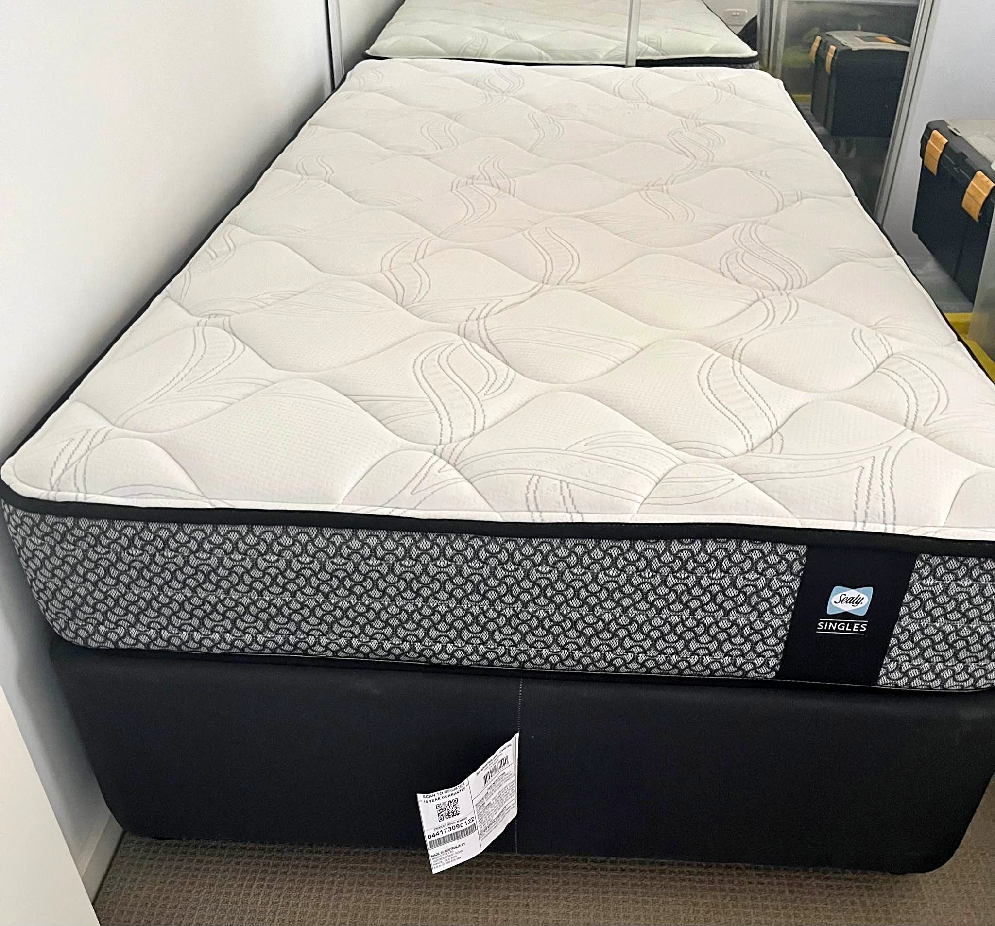 King Single Bed Ensemble with Storage Great Condition Hardly Used ...