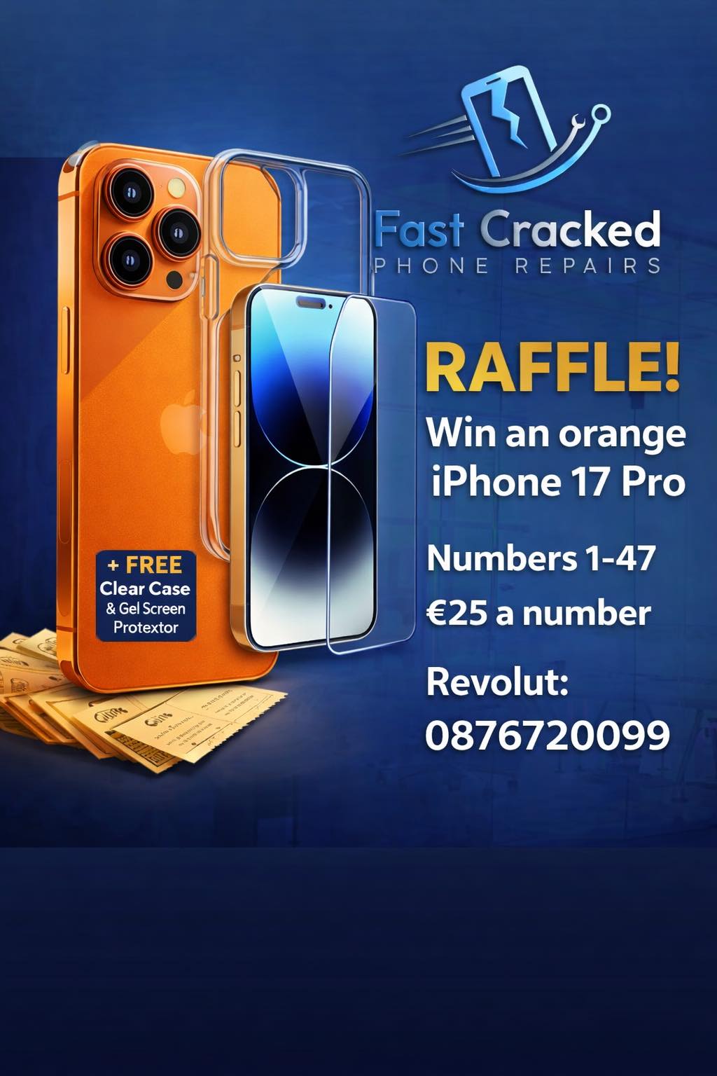 Fast - 📱🔥IPHONE 17 PRO RAFFLE – ORANGE EDITION We’re raffling off an ...