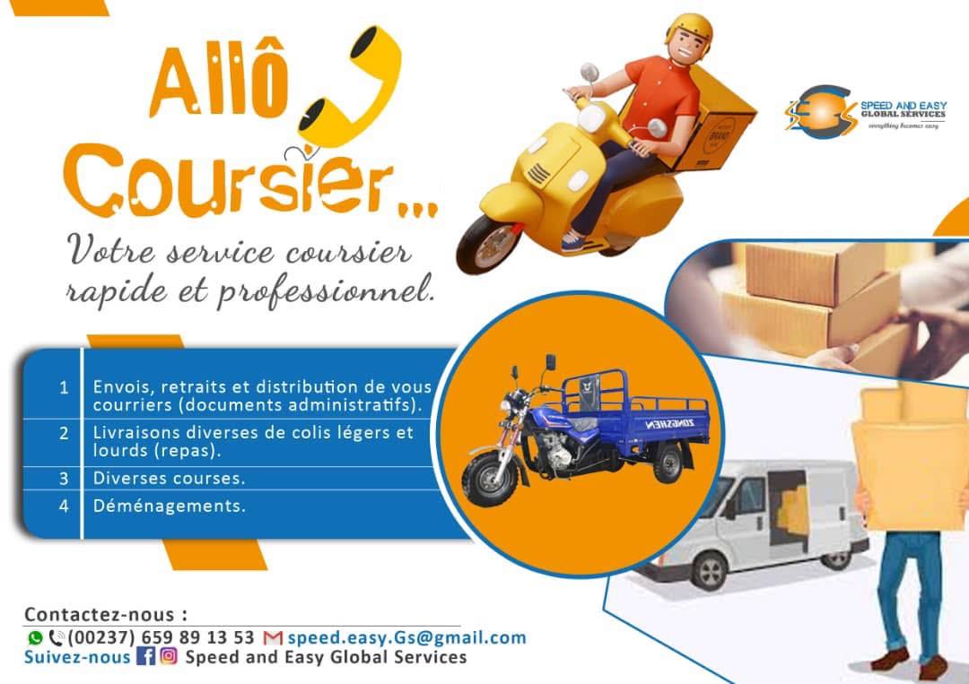 Allô Coursier- speed and easy services | Yaoundé