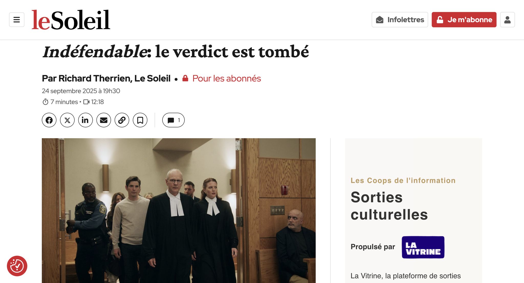 Richard - Le verdict est tombé dans l'affaire Léo Macdonald (ne pas ...