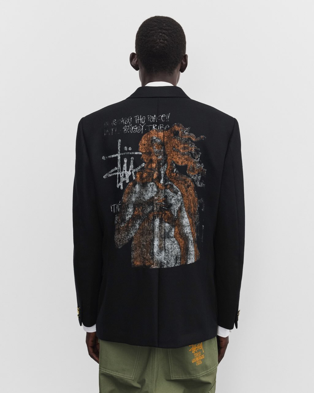 We've got the official look at the new Stüssy x eYe Junya Watanabe