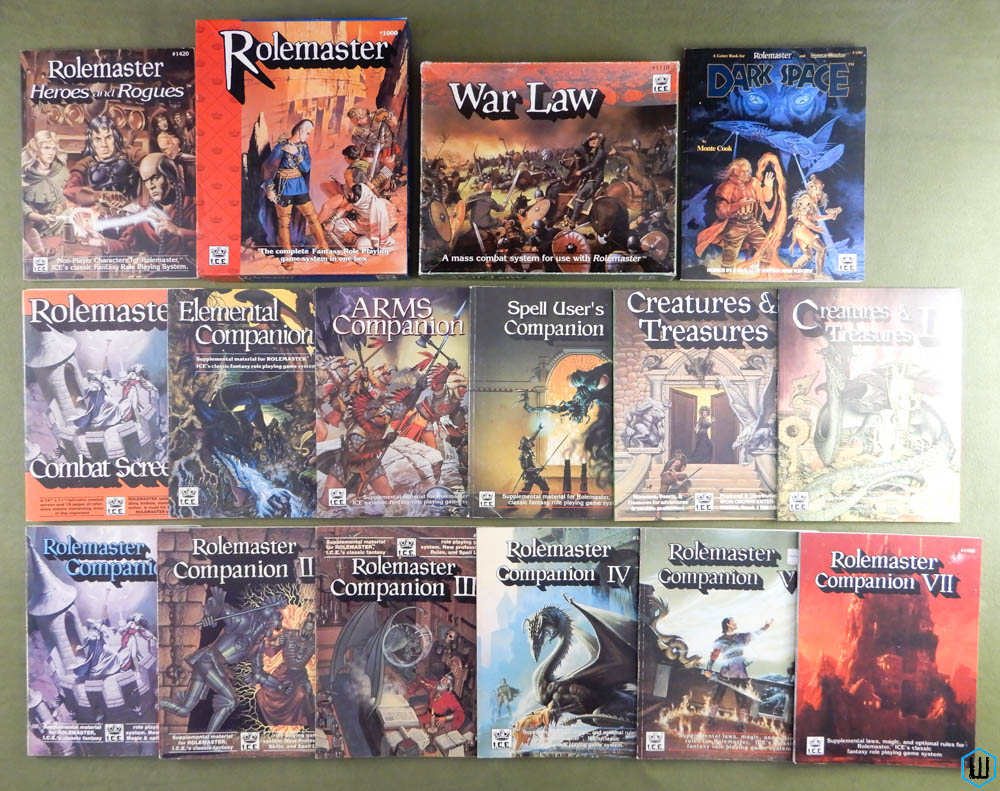 Wayne's Books - ROLEMASTER RPG (mid-late 1980s) books... | Facebook