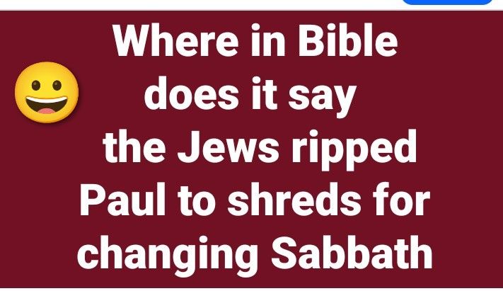 Why is the bible silent on sabbath change