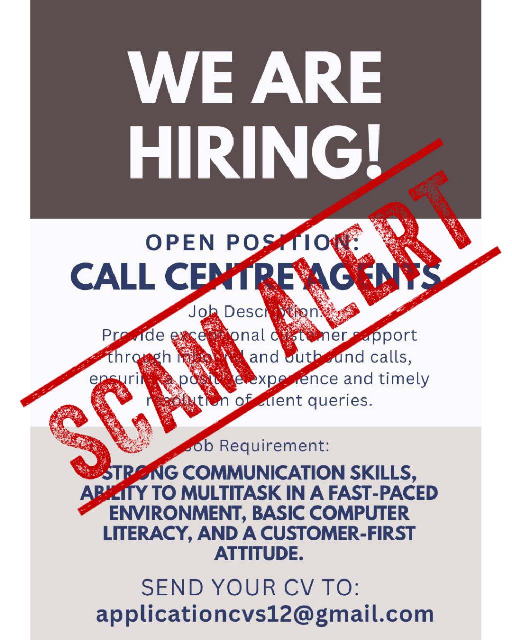 Nelson - ⚠️ SCAM ALERT: FAKE CALL CENTRE JOB ADVERTS ⚠️ The Nelson ...