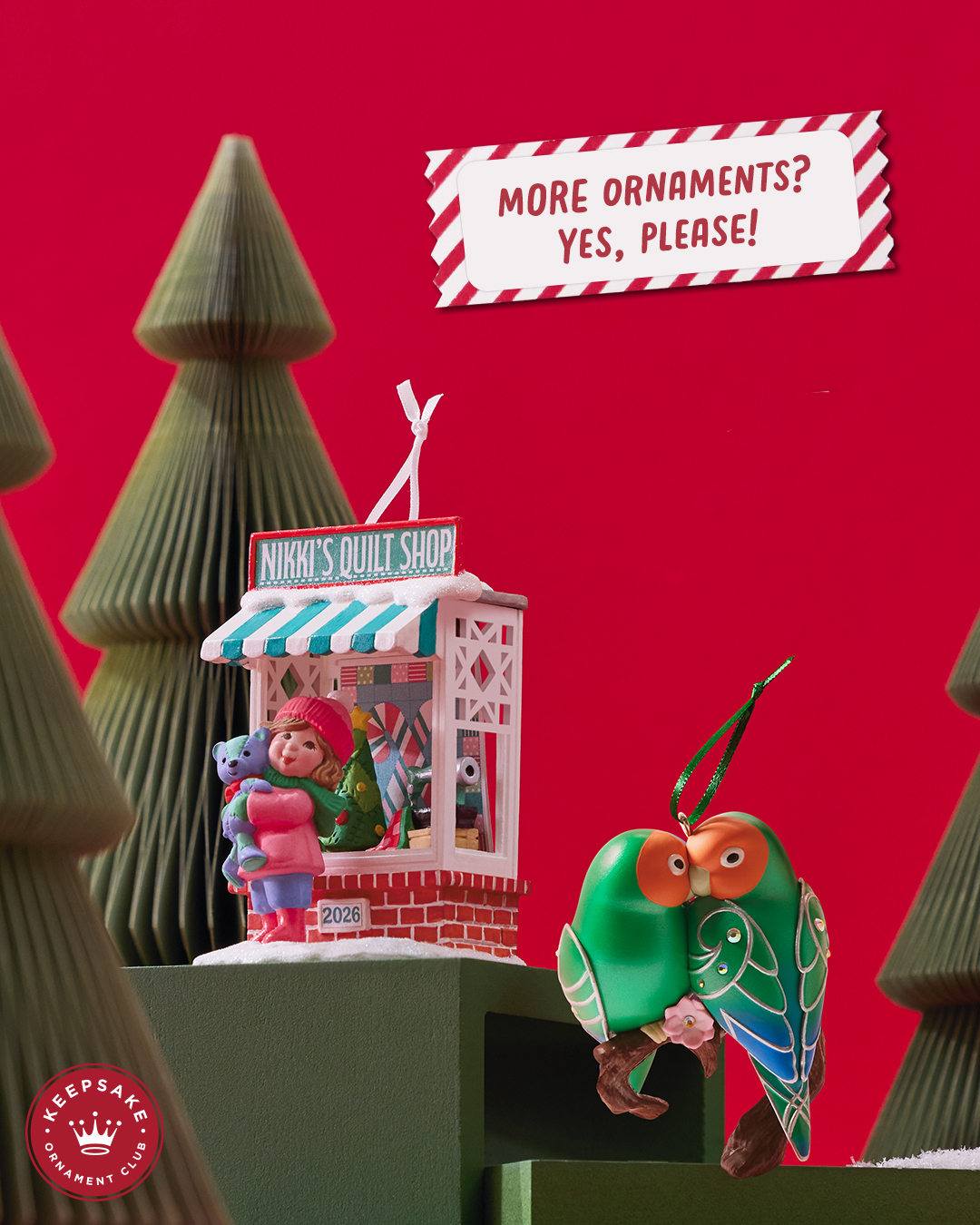 ⏰ Fa-la-la-last call to join the 2026 Keepsake Ornament Club and