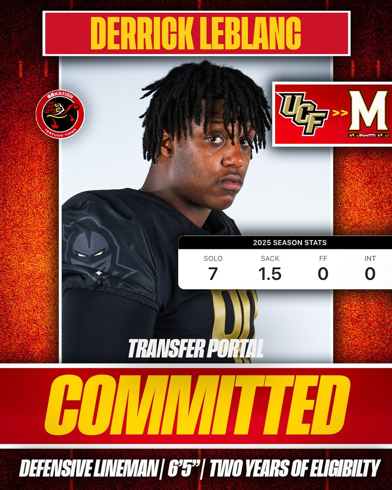 Testudo Times - Maryland football has signed UCF transfer... | Facebook