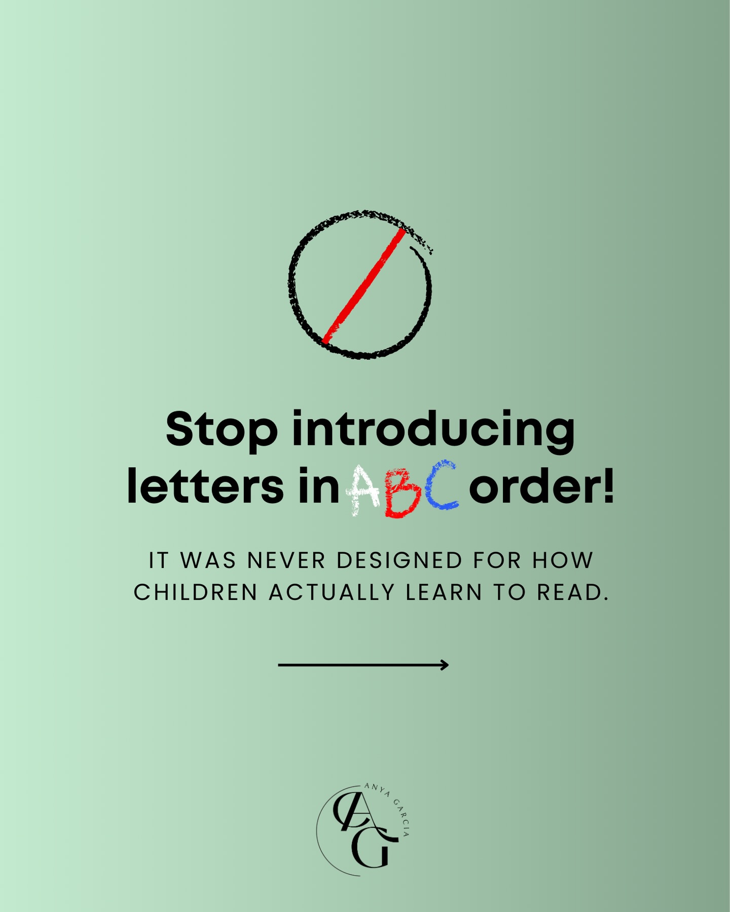 🛑 STOP teaching letters in... - Montessori From The Heart | Facebook