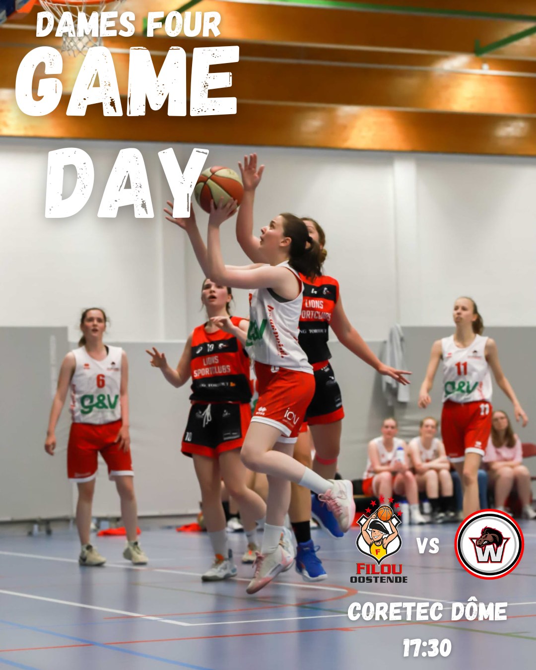 ️🤍GAME TIME 🔥🔥 🏆 1ePROV 🆚... - G&V Breakpoint Basket Waregem | Facebook