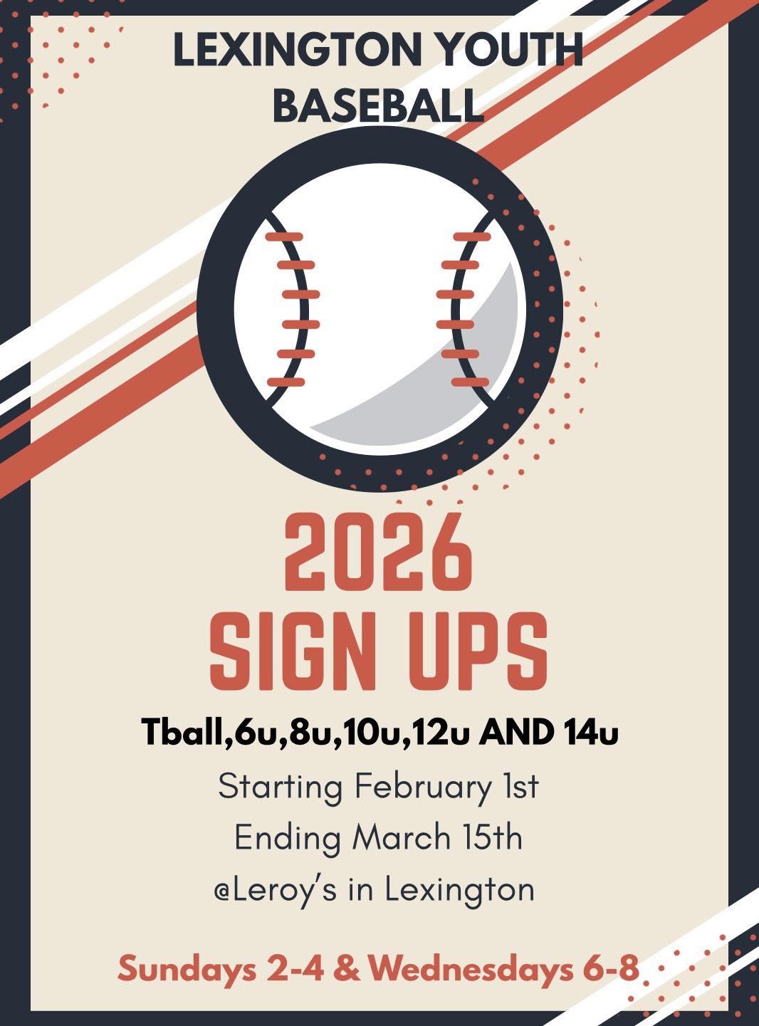 Lexington Indiana Baseball League (Official Group) | Facebook