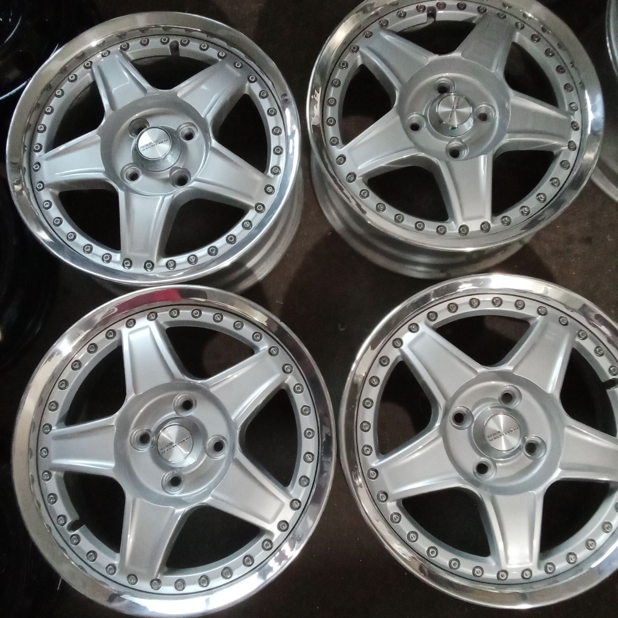 15x6 pCD 100 4holes 3pc construction by work legit Japan 20k