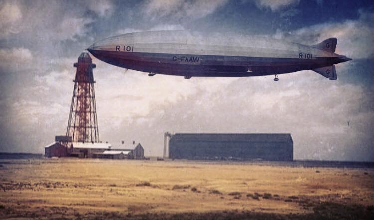 We - 9th October 1930, R101 reaches Karachi.... After a successful ...