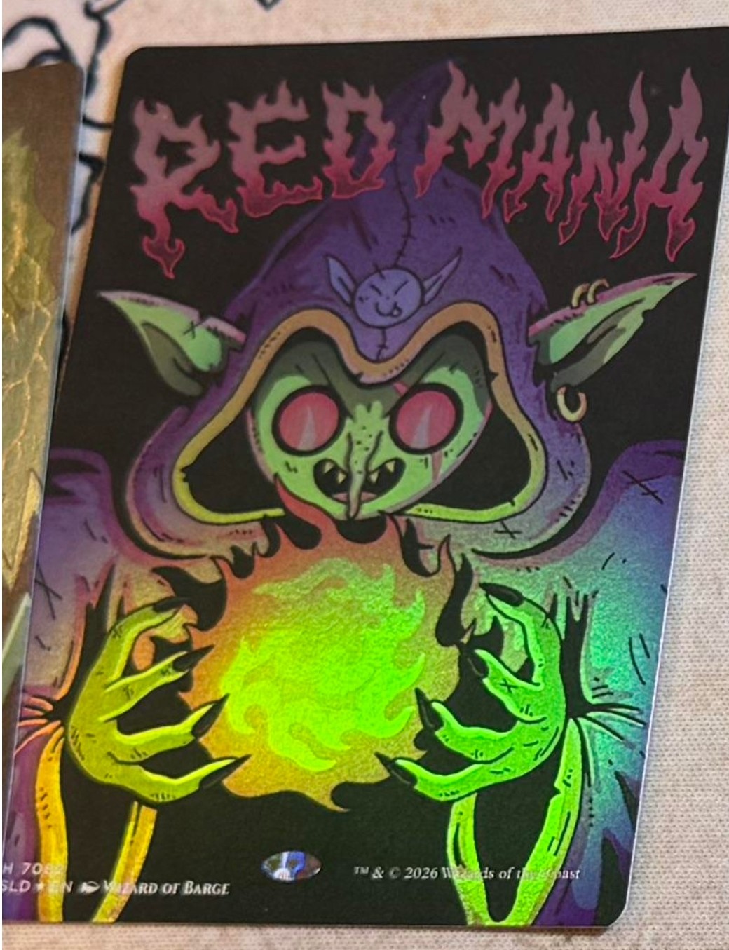 Bonus card from the Goblin Storm deck Edit: Also added the Red