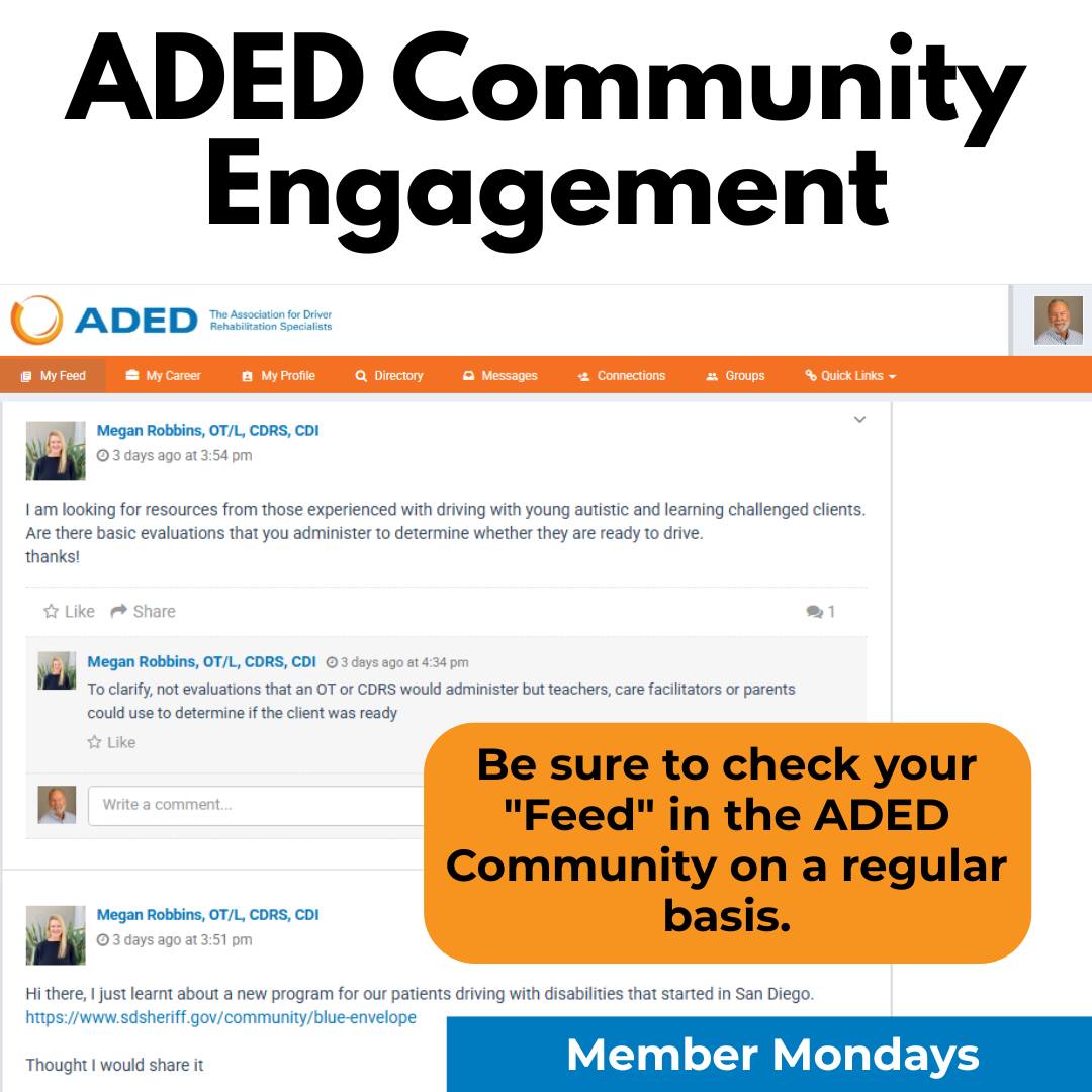 ADED: - Stay Connected in the ADED Community! Your ADED Community is ...