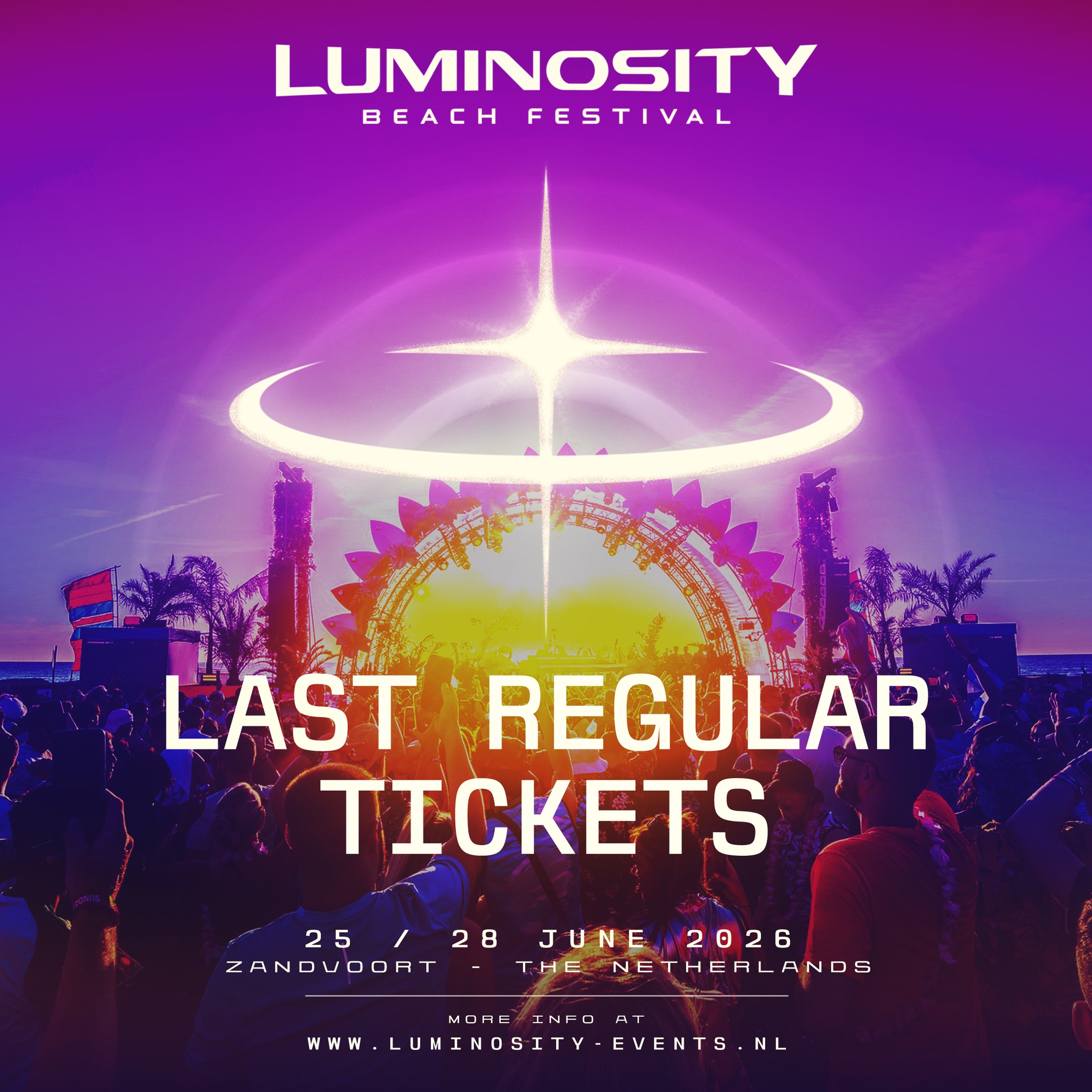 Regular tickets for Luminosity Beach... - Luminosity Events | Facebook