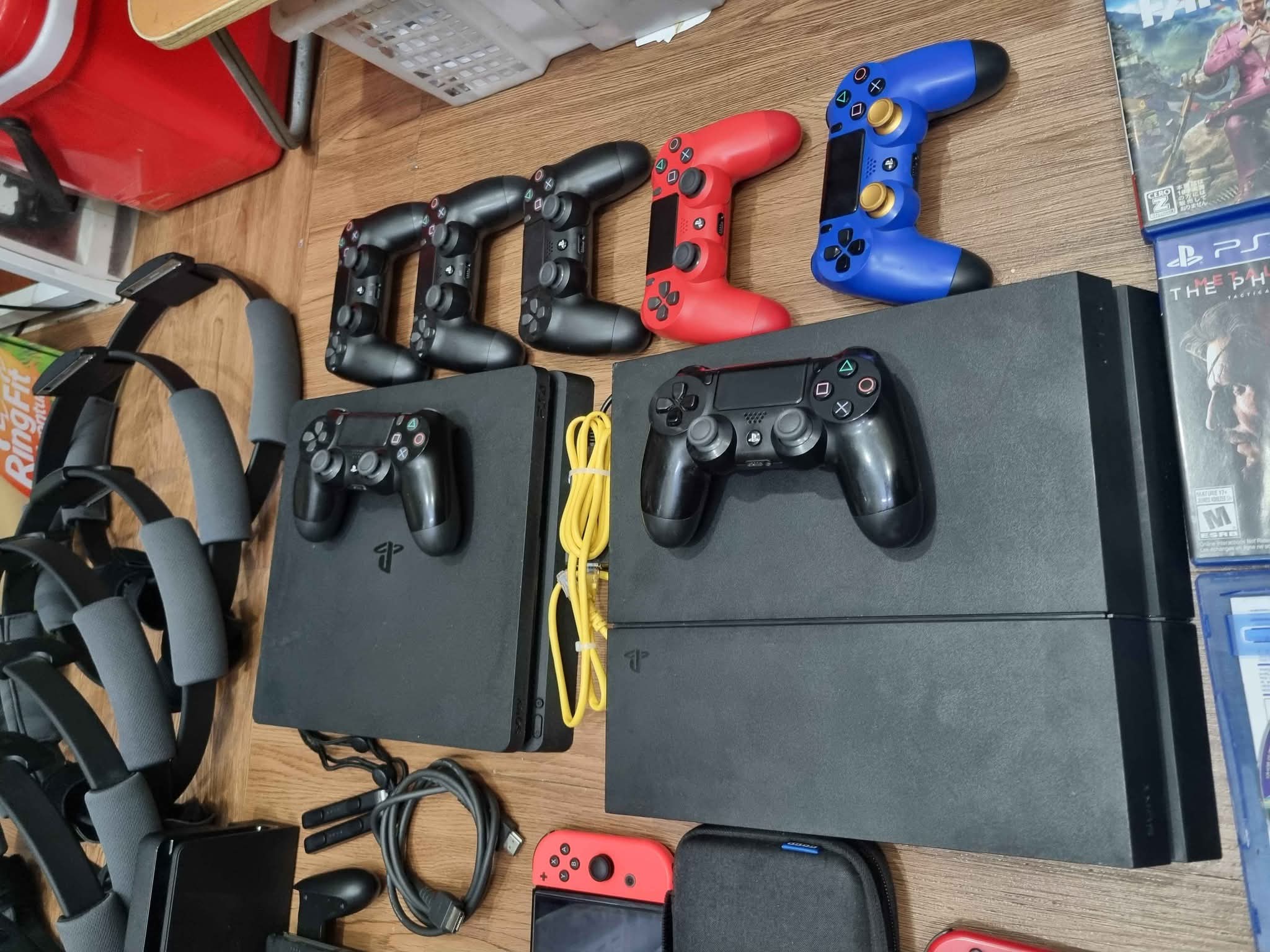 Cần bán Ps4 h@ck, switch v2, oled, ringfit, joycon, đĩa game ps4 pes20 ...