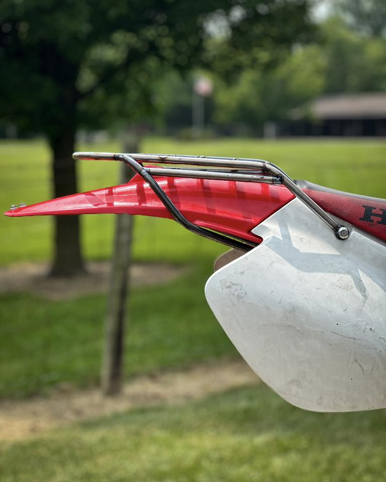 This removable XR650R luggage rack is... - Parr Motorcycles | Facebook