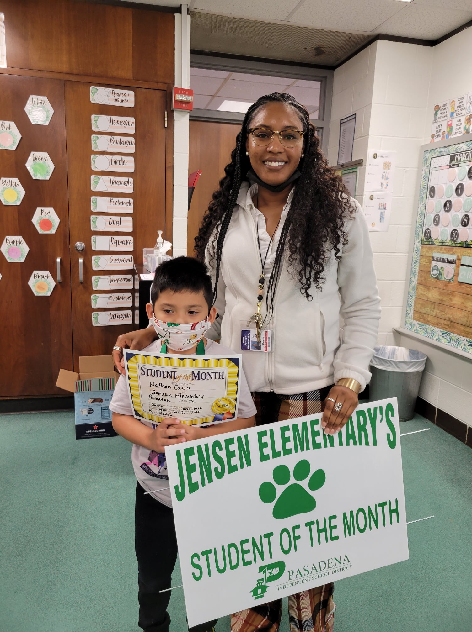 Congratulations to our Students of the... - Jensen Elementary