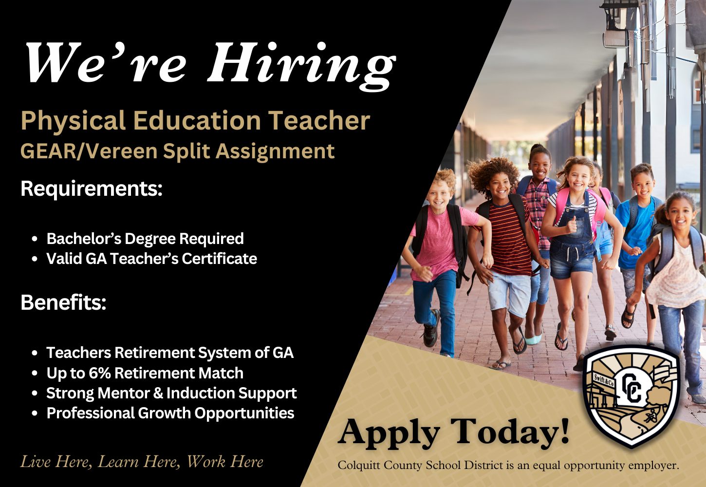 Colquitt - We Are Hiring! The Colquitt County School District provides ...