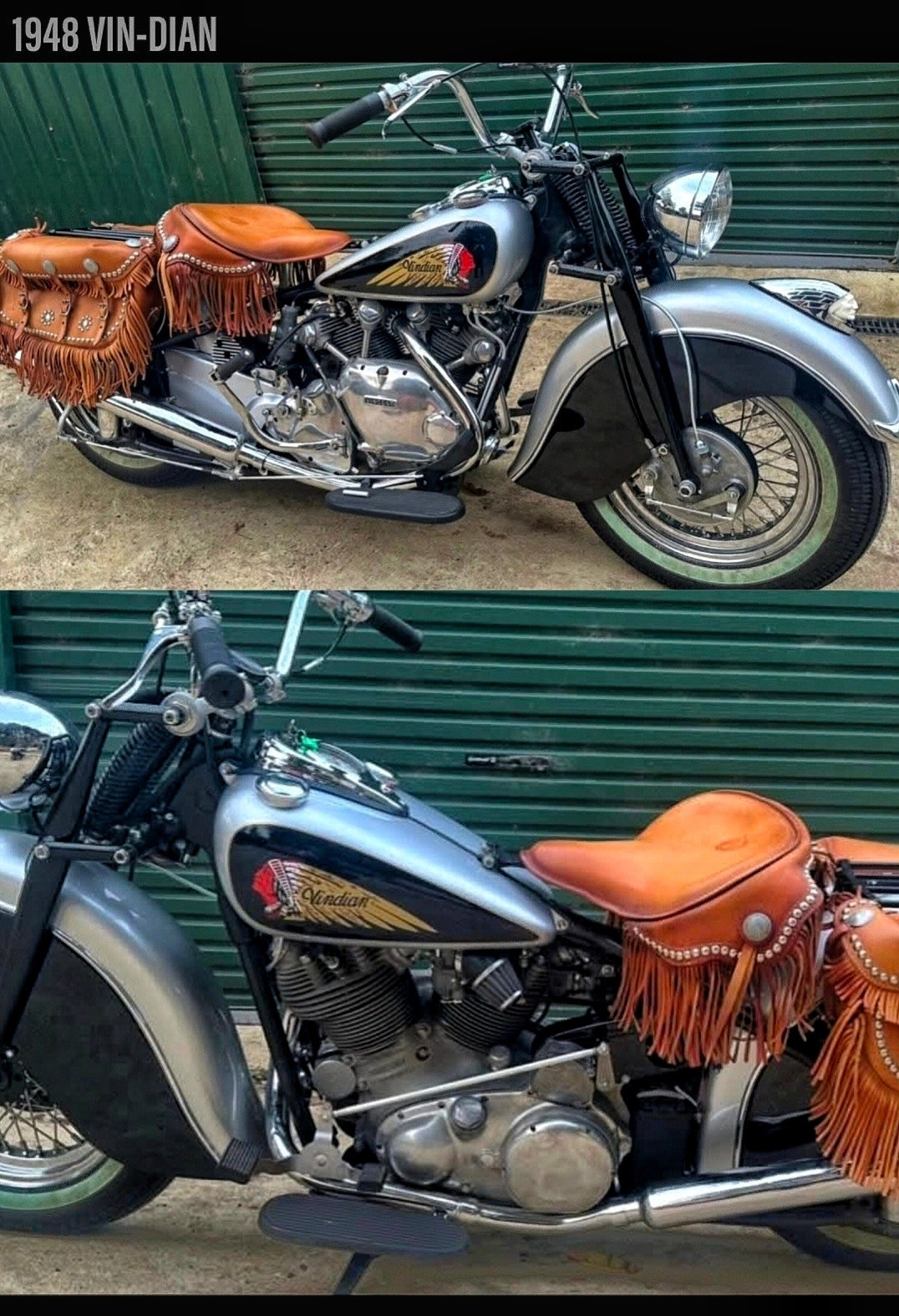 Classic 1948 VINDIAN 💙🇬🇧💙 The 1948 Indian Chief is a legendary