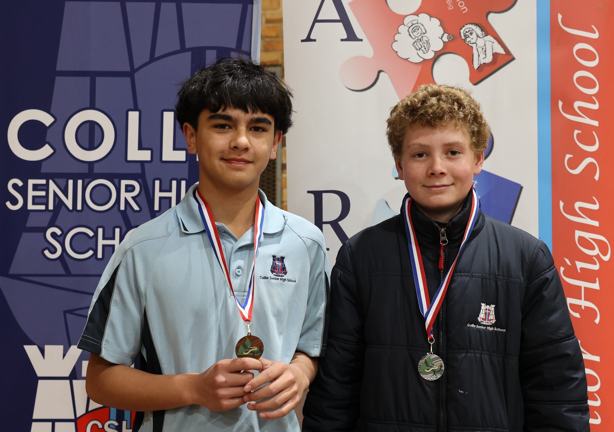 CSHS - Left to right: Year 8 Boys Adrian Gray and Cory Evans (absent ...