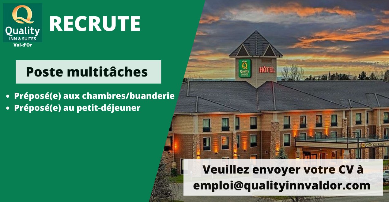 Quality Inn & Suites Val-d'Or | Val-d'Or QC
